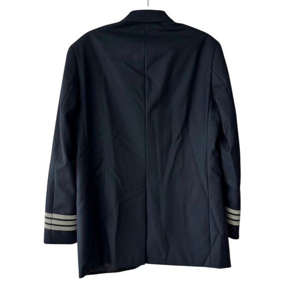 Murphy & Hartelius Pilot Uniform Jacket 40R Navy Wool Blend - Picture 3 of 11